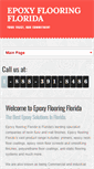 Mobile Screenshot of epoxyflooringflorida.com
